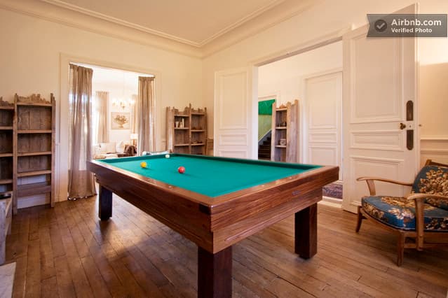The billiards room